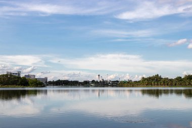 NAKHON RATCHASIMA, THAILAND - MARCH 17, 2020: Auditorium at Bung Ta Lua Water Park in Nakhon Ratchasima, Thailand.	