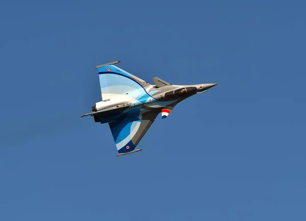 Gdingen Polen August 2021 Flug Des Dassault Rafale Kampfflugzeugs Der — Stockfoto