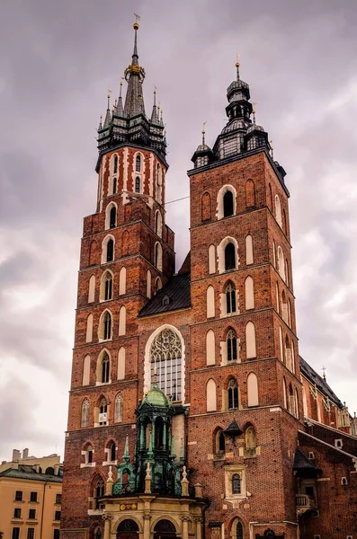Краков Польша Августа 2014 Церковь Святой Марии Старом Городе Кракова — стоковое фото
