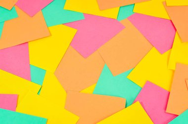 Renkli kart arkaplanı. Değişik renkli kağıtlar..