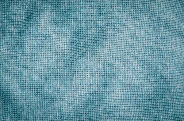 ライトブルーの生地の質感 綿の布のクローズアップは 背景として使用することができます — ストック写真