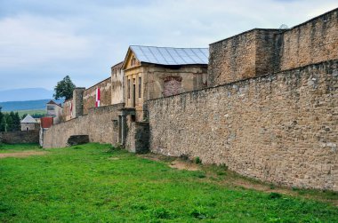 Levoca, Slovakya - 18 Ağustos 2015: Eski Ortaçağ surlarının Levoca, Slovakya.