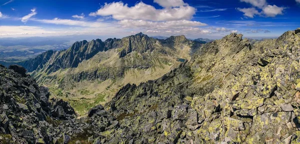Slovakya High Tatra Yaz Dağı Manzarası Slovakya High Tatra Daki — Stok fotoğraf