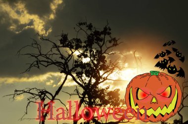 Concept Halloween, Halloween falls on October 31st.