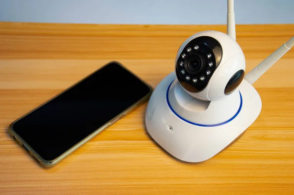 Close-up IP cameras Install IP CCTV cameras or high-tech surveillance systems. CCTV system