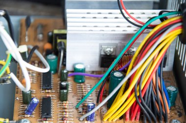 top view of computer power supply