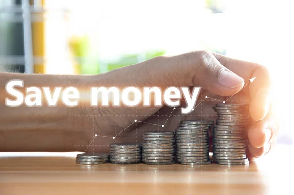 Concept Collecting Money Reserve Fund — Stock Photo, Image