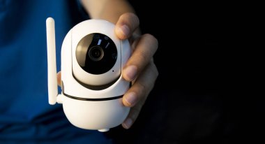 IP wifi wireless security camera supports Internet installation technology, security systems, smart home applications.	