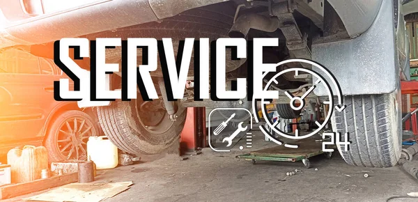 Concept of opening maintenance services 24 hours a day