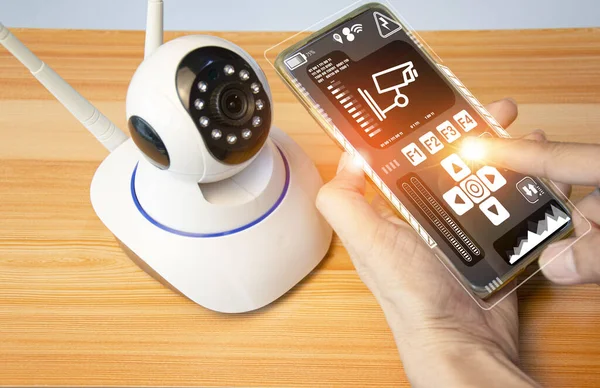 IP wifi wireless security camera supports Internet installation technology, security systems, smart home applications.