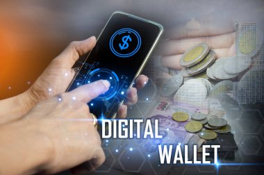 Engelleme zinciri ve akıllı temaslarla kullanımı kontrol eden Dijital Cüzdan kavramı