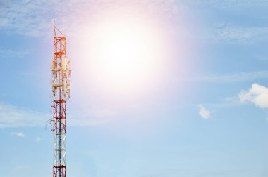 5G veya 6G anten iletim istasyonu, hızlı iletişim teknolojisi