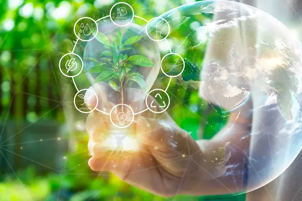 Hava ve çevre kirliliği sorunlarının çözümüne yönelik fikirler karbondioksit emisyonlarını azaltıyor, yeşil dünya