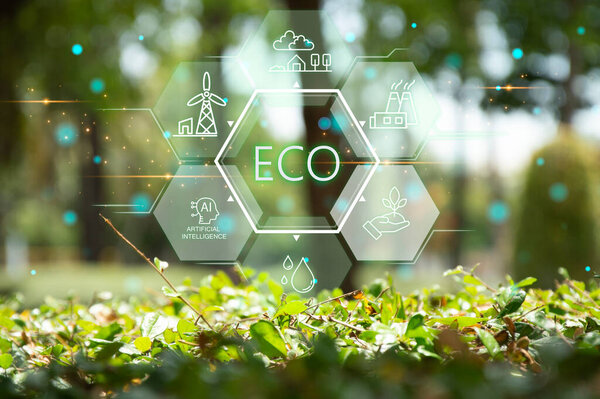 Sustainable development and business operations based on renewable energy, eco concepts, green industries using renewable energy can limit global warming.