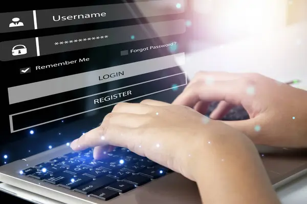 siber güvenlik konsepti, kullanıcı gizliliği güvenliği ve şifreleme, güvenli internet erişimi Gelecek teknolojisi ve sibernetik, ekran asma kilit