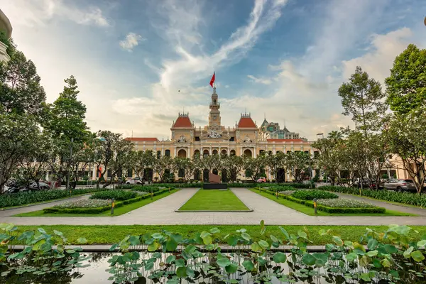 Vista Panoramica Del Municipio Chi Minh Vietnam Chi Minh City Foto Stock Royalty Free
