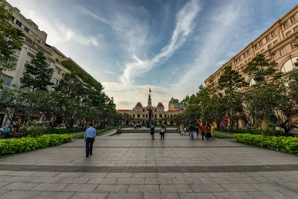 Chi Minh City Vietnam Novembre 2023 Chi Minh City Hall Foto Stock Royalty Free