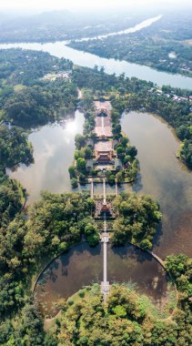 Minh Mang tomb near the Imperial City with the Purple Forbidden City within the Citadel in Hue, Vietnam. Imperial Royal Palace of Nguyen dynasty in Hue. Hue is a popular clipart