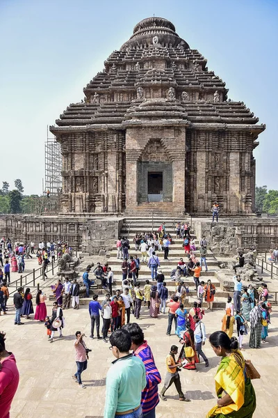 Viajar Sitio Del Patrimonio Mundial Konark Temple Odisa India Cerca —  Fotos de Stock