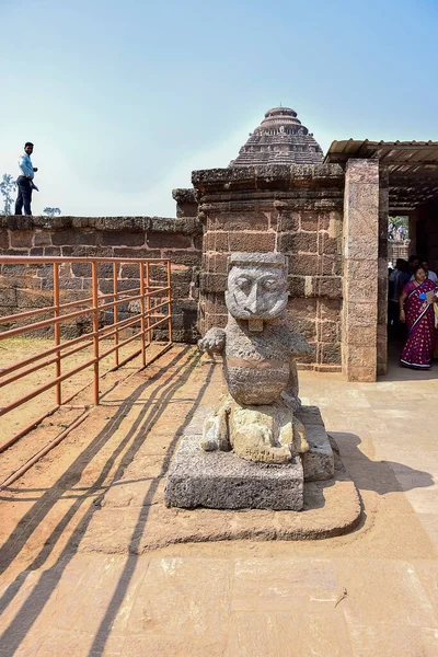 Hindistan Odisa Kentindeki Dünya Mirası Sitesi Konark Tapınağı Gitmek Puri — Stok fotoğraf