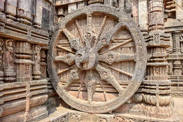 Viajando Para Patrimônio Mundial Konark Temple Odisha Índia Perto Puri — Fotografia de Stock