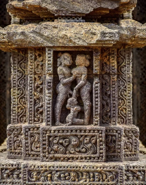 Ταξιδεύοντας Στο Μνημείο Παγκόσμιας Κληρονομιάς Konark Temple Odisha Ινδία Κοντά — Φωτογραφία Αρχείου