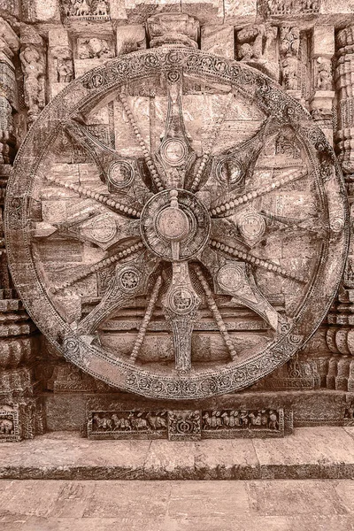 Viajando Templo Konark Patrimonio Humanidad Odisa India Cerca Puri Febrero — Foto de Stock