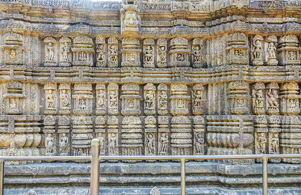 Viaggiare Nel Sito Del Patrimonio Mondiale Konark Tempio Odisa India — Foto Stock
