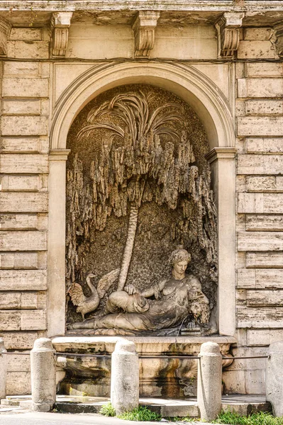 Scultura Della Dea Giunone Nelle Quattro Fontane Città Roma Quirinale — Foto Stock