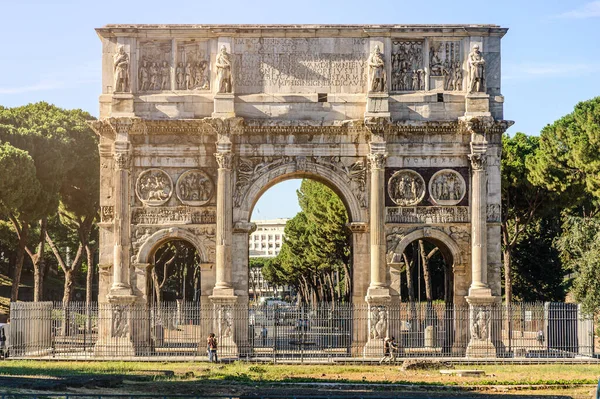 Arco Triunfal Imperador Constantino Roma Constantino Deu Aos Cristãos Liberdade — Fotografia de Stock