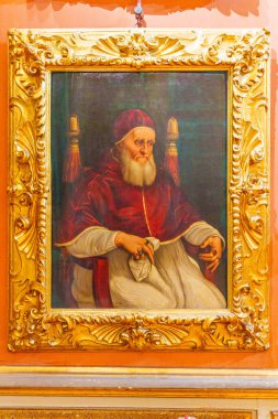 Floransa, İtalya, 4 Ocak 2024: Papa II. Raphael. Pitti sarayı