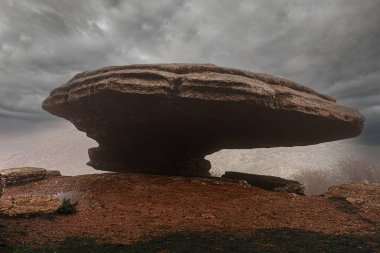 Photo of karst formation in the Torcal de Antequera clipart