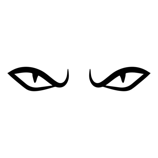 Ілюстрація Злих Зіркових Очей — стоковий вектор