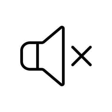 Doğrusal biçimdeki simge tasarımını sessiz tut.