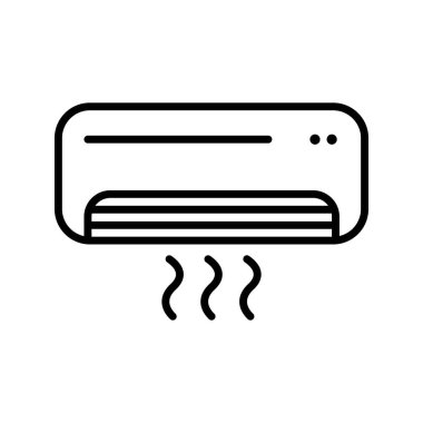 Doğrusal biçimde klima simgesi.