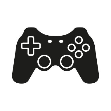 Gamepad icon design in flat style.