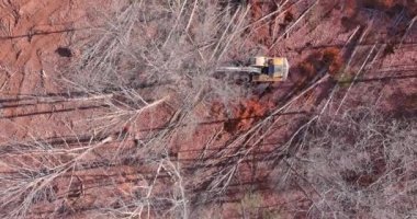 Ağaçların sökülmesi ve arazinin traktörle inşaata hazırlanması gerekiyor.