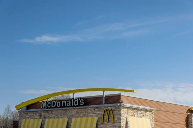 January 10, 2023 Atlanta, GA USA Exterior view of contemporary McDonalds