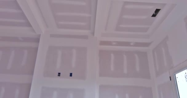 Plastering Drywalling New House Construction Has Been Completed Now Time — Video
