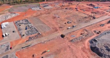 20 January 2023 Wellford SC US Construction equipment that being used to construct residential complex is quite large and consists of some pieces equipment