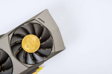 Bitcoins can be extracted by using computer graphics video cards