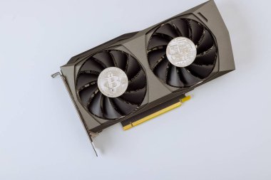 Use graphic video card on computer in order to mine crypto currency of Bitcoin virtual money