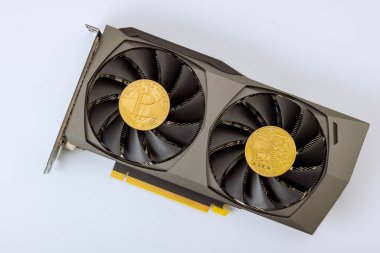 Buna bir örnek sanal para birimi bitcoinlerini çıkarmak için bilgisayardaki grafik video kartları