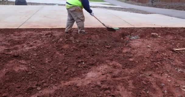 Kanalizasyon Sisteminin Kurulması Düzgün Bir Planlama Gerektirir Toprak Erozyonunu Baskınını — Stok video