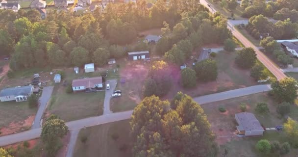 Boiling Springs Woonwijk South Carolina Beschikt Pittoreske Landschap Dat Trekt — Stockvideo
