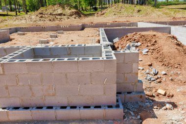 Duvarlar, duvarlar ve etrafını taramış topraklarla örülü bir yapı.