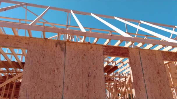 Pendant Cadre Construction Utilisant Support Poutres Avec Fournit Soutien Structurel — Video