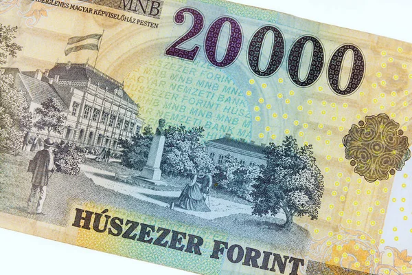 Esta Mostra Nota Moeda Húngara Com Valor Facial 000 Huf — Fotografia de Stock