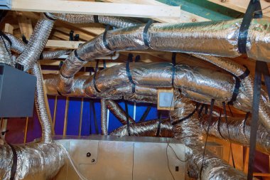 Yeni evlere gaz ısıtma havalandırma sistemleri kurulması