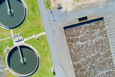 Kentsel atık suyu havalandırmak için bitki endüstriyel kullanım için geri dönüşümlü suyu arıtmak.